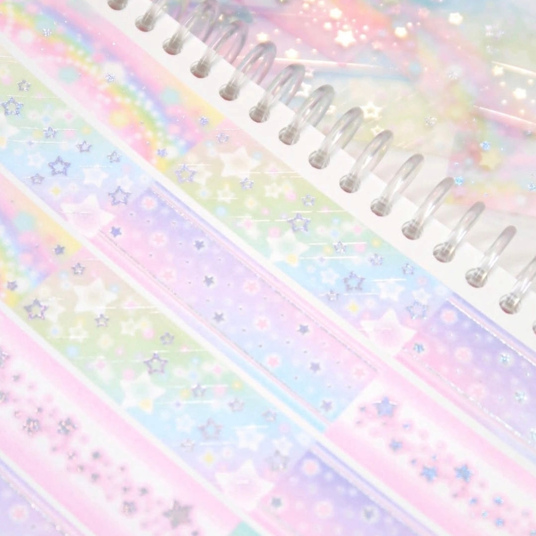 Pearly Button Milky Star Powder Masking Tape