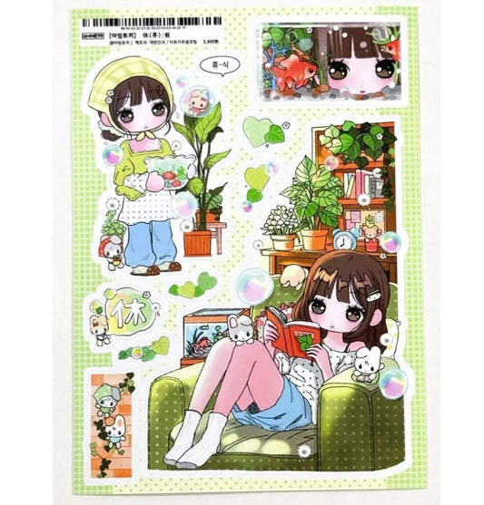 imtokki Cozy Botanical Sticker