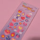 Manta Box  Burning Heart sticker