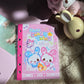 Q-Lia Pink Bunny Reuseable Sticker Book