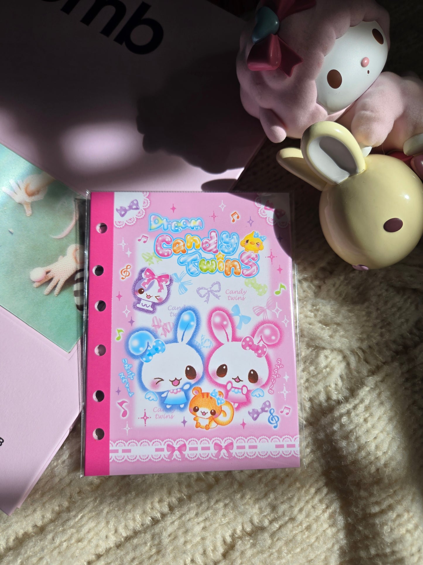 Q-Lia Pink Bunny Reuseable Sticker Book