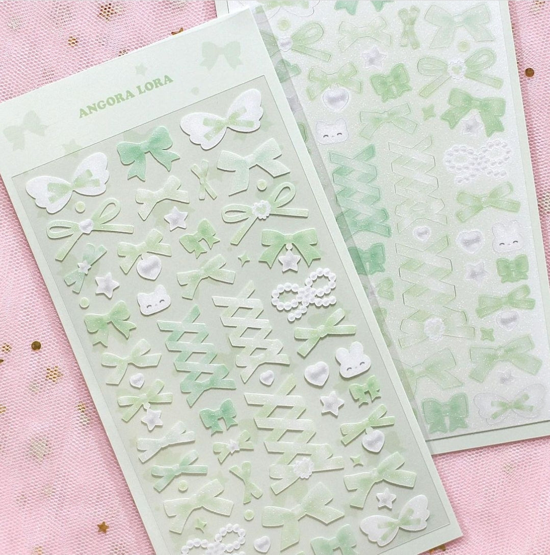 Angora lora Romantic Ribbon Sticker [6 vars]