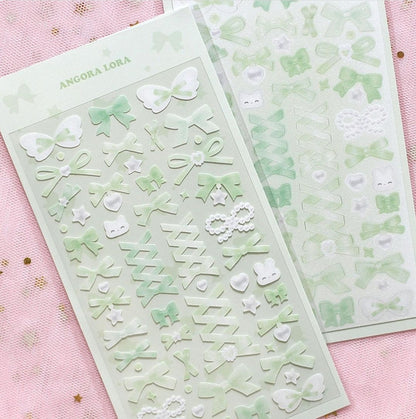 Angora lora Romantic Ribbon Sticker [6 vars]