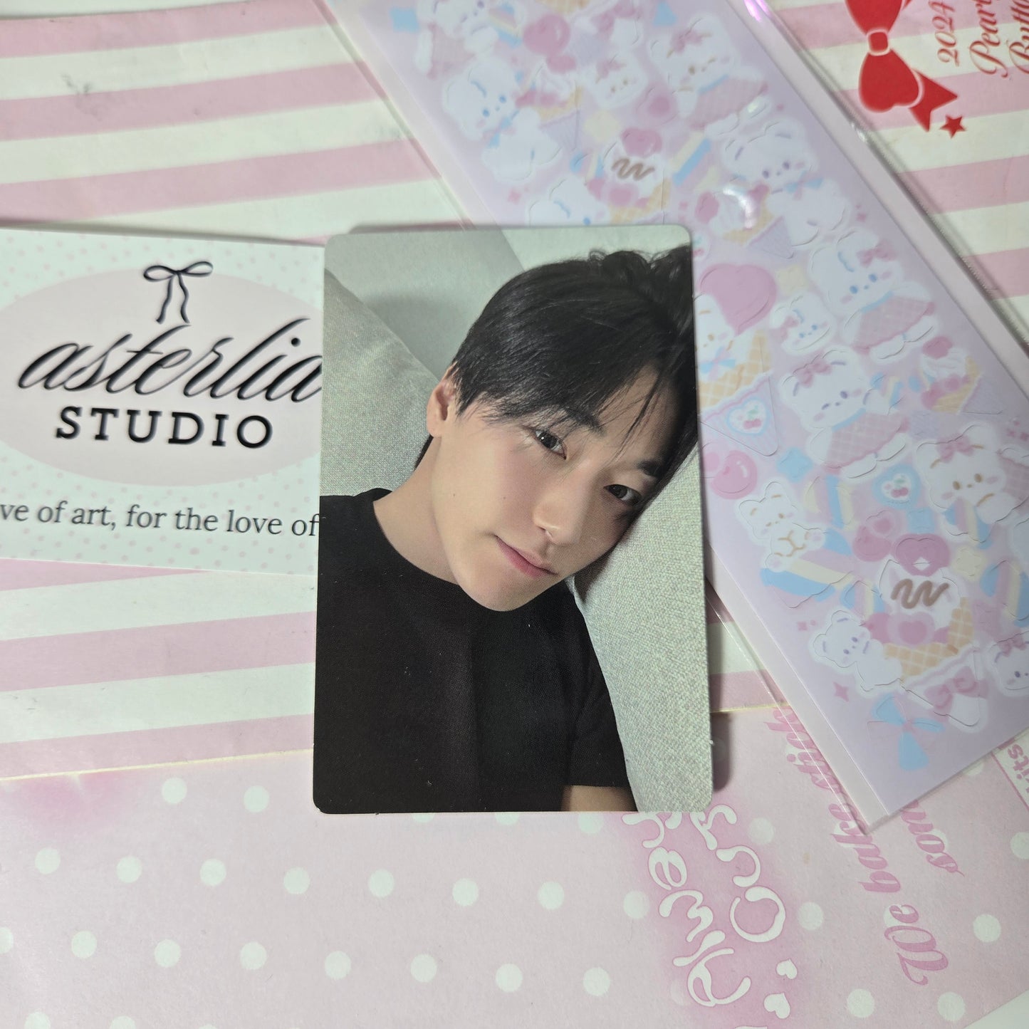 Ateez-San Eyes Open VER Golden Hour PT 3 Photocard