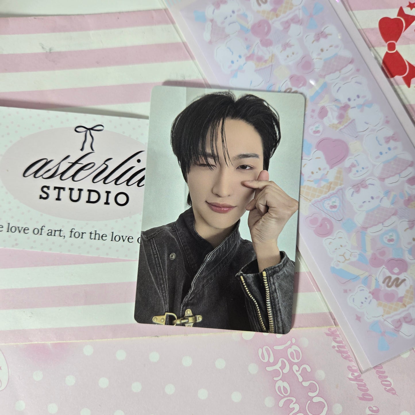 Ateez-Seongwha Winky Peace VER Golden Hour PT 3 Photocard