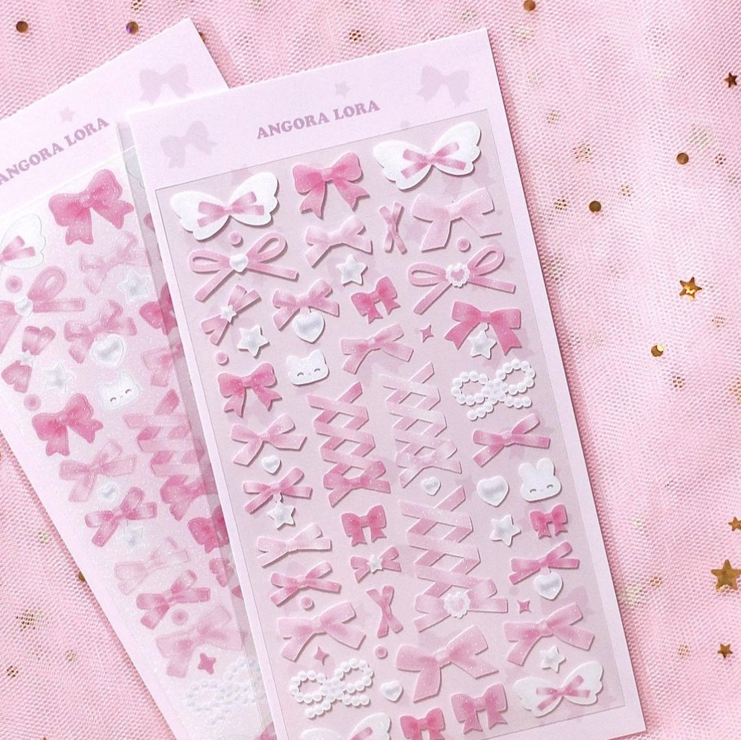 Angora lora Romantic Ribbon Sticker [6 vars]