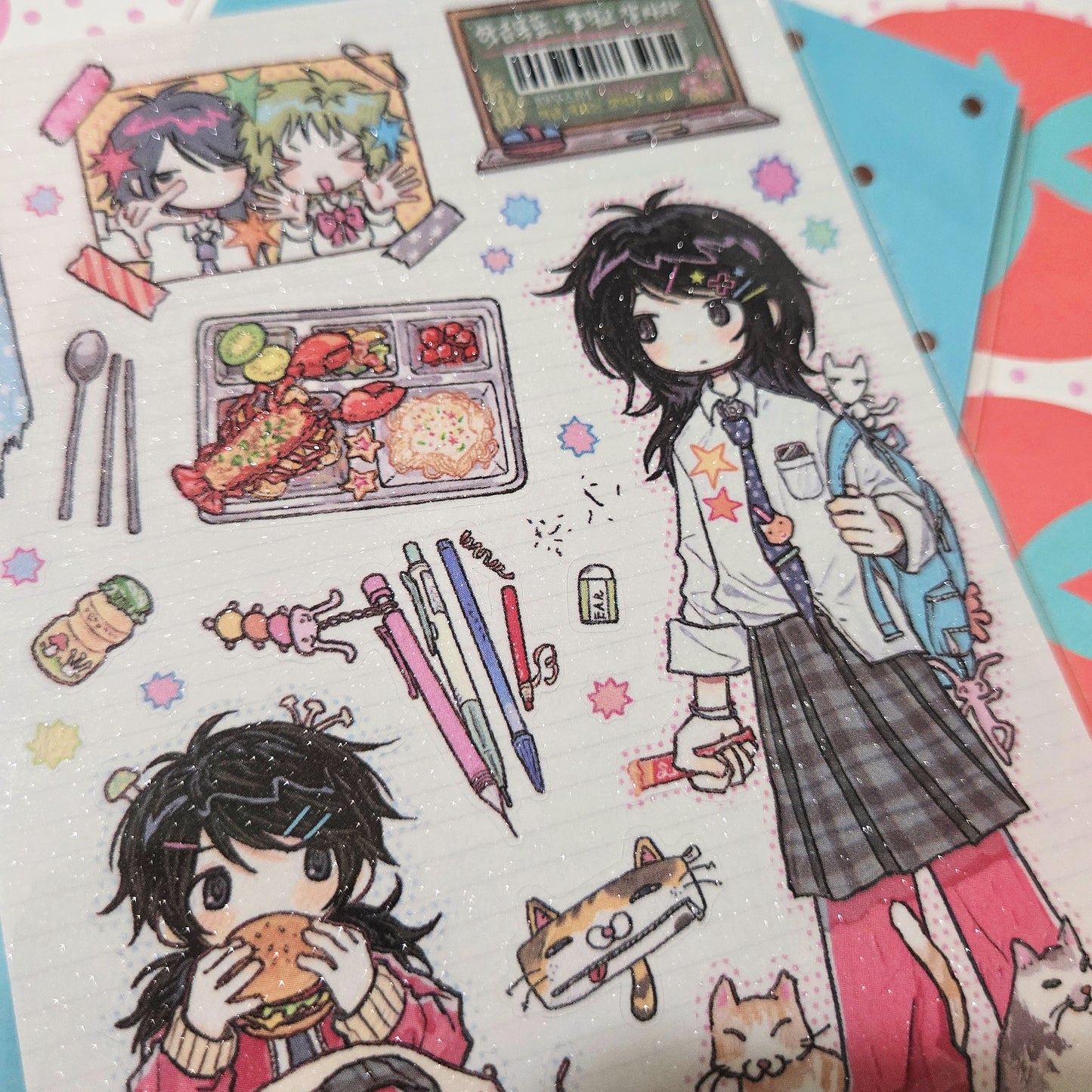 Amustew Class Goal: Eat Well!! Sticker
