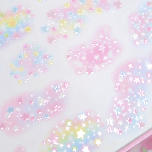 Pearly Button Dream Fairy Powder Kiss-cut Tape