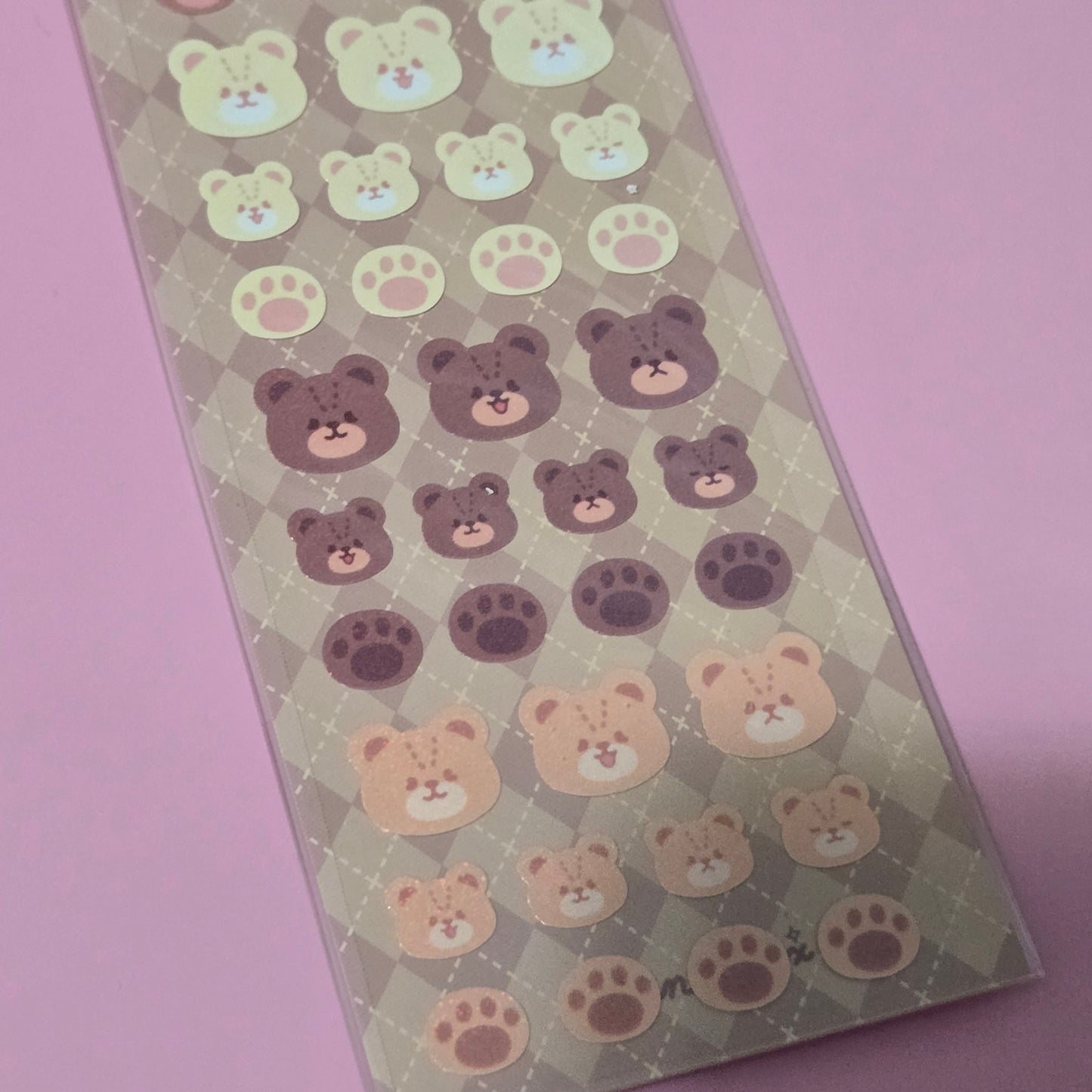Manta Box Brown Bear sticker