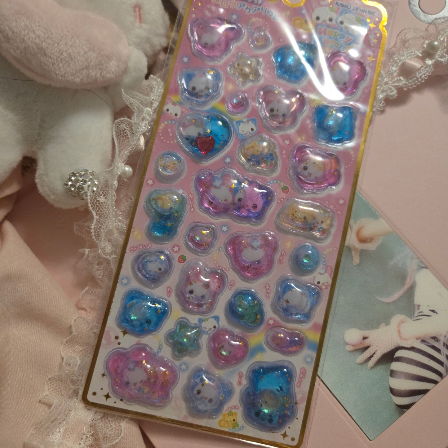 Kamio Water Happy March Heisei Retro Water Sticker