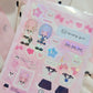 Coral Tree Summer Teen Sticker Sheet