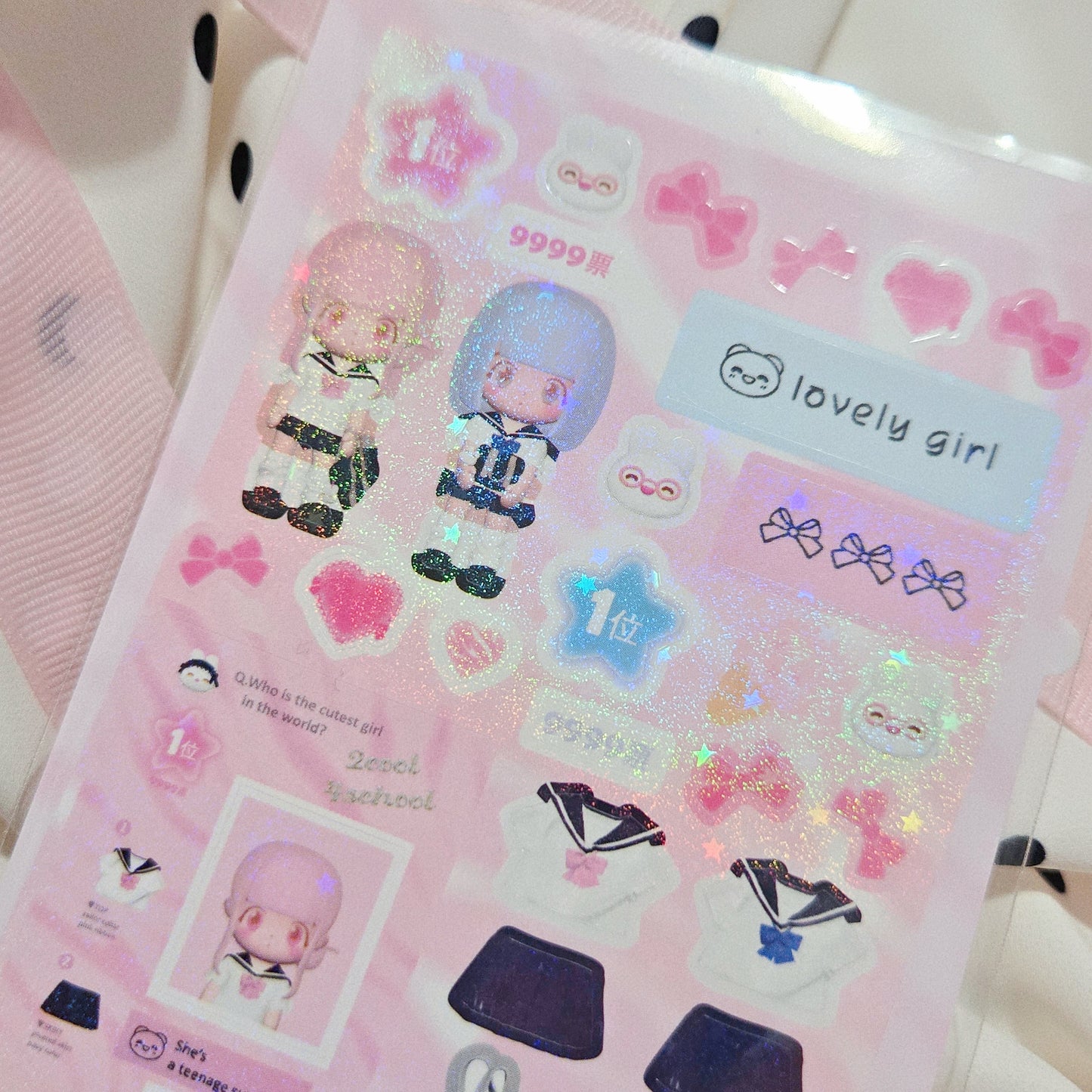Coral Tree Summer Teen Sticker Sheet