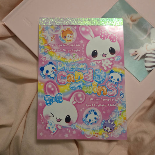 Q-LIA Bunny Heisei Retro Memo Pad