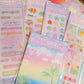 Pearly Button Summer Stickers Set