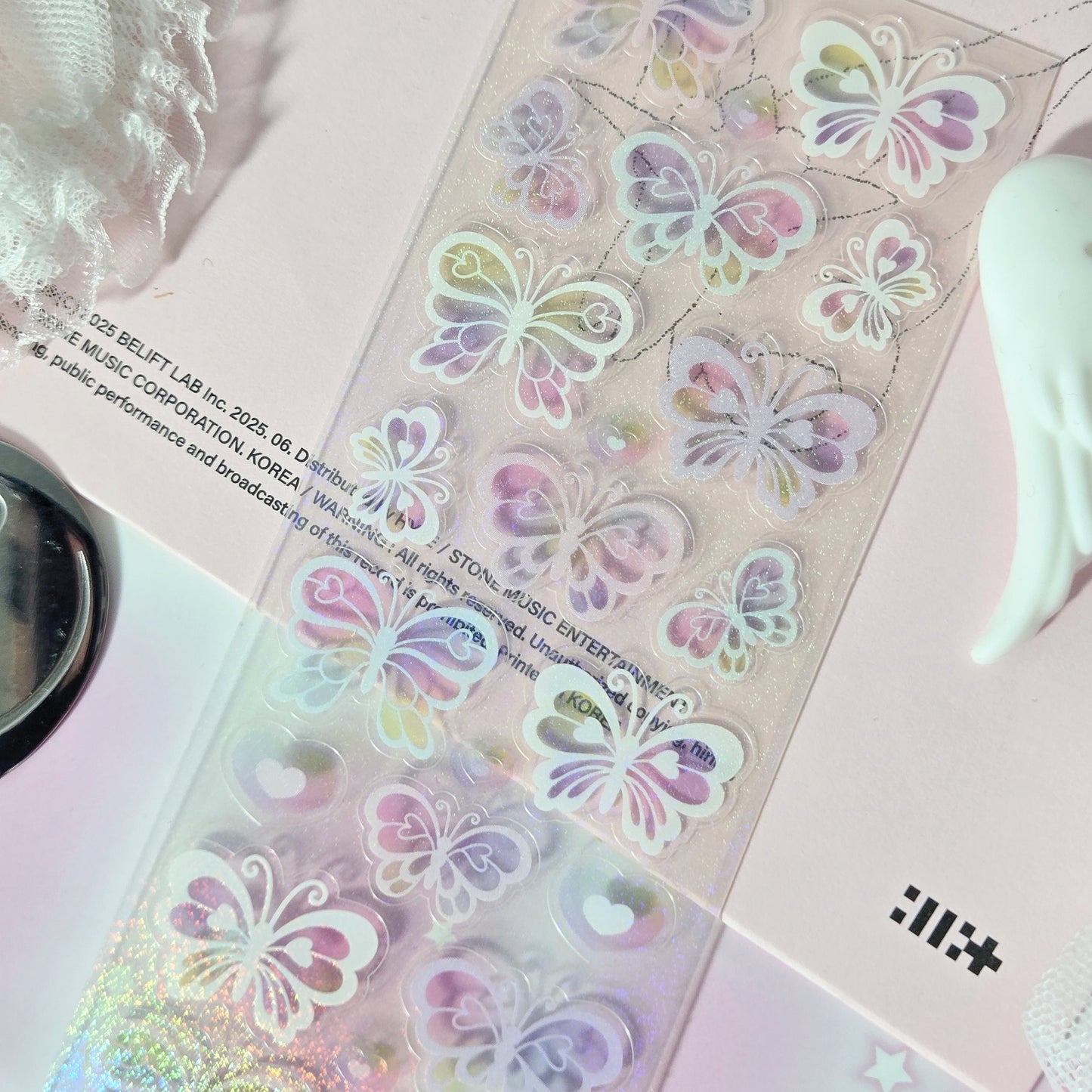 thefairyclub fae butterfly sticker