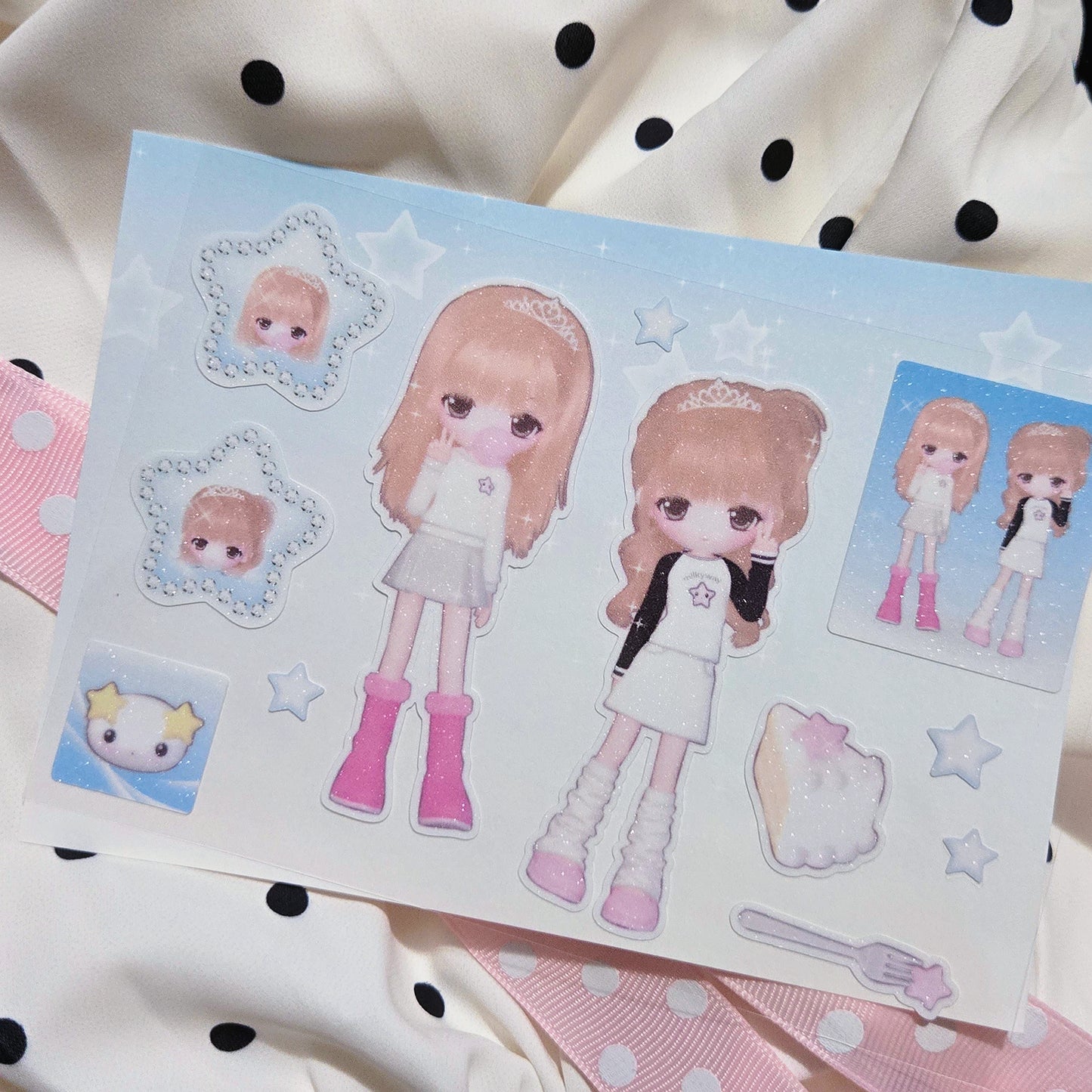 Coral Tree MilkyWay Princess Sticker Sheet