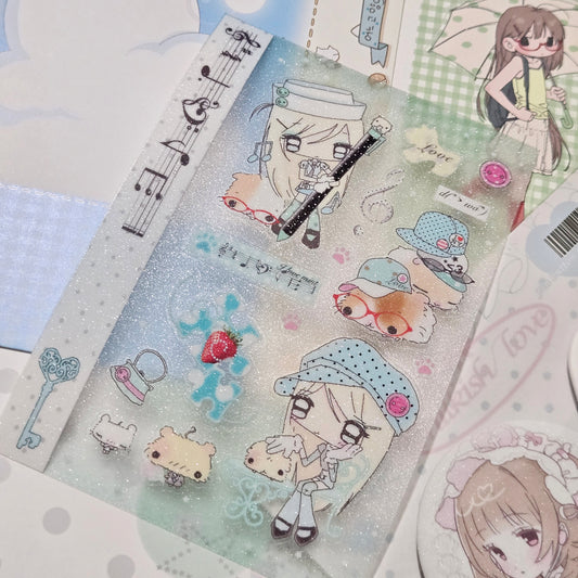 Happy Nyang Day Mint Core Sticker