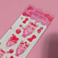 Seolkee Ilust. Strawberry Soda UV Seal Sticker