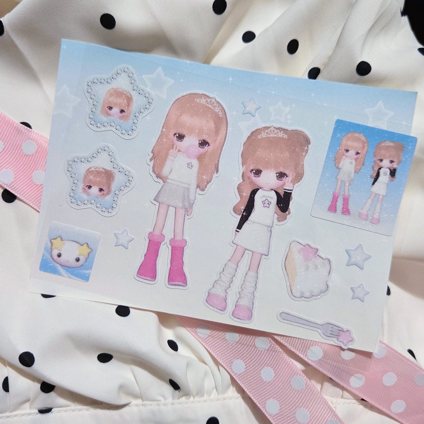 Coral Tree MilkyWay Princess Sticker Sheet