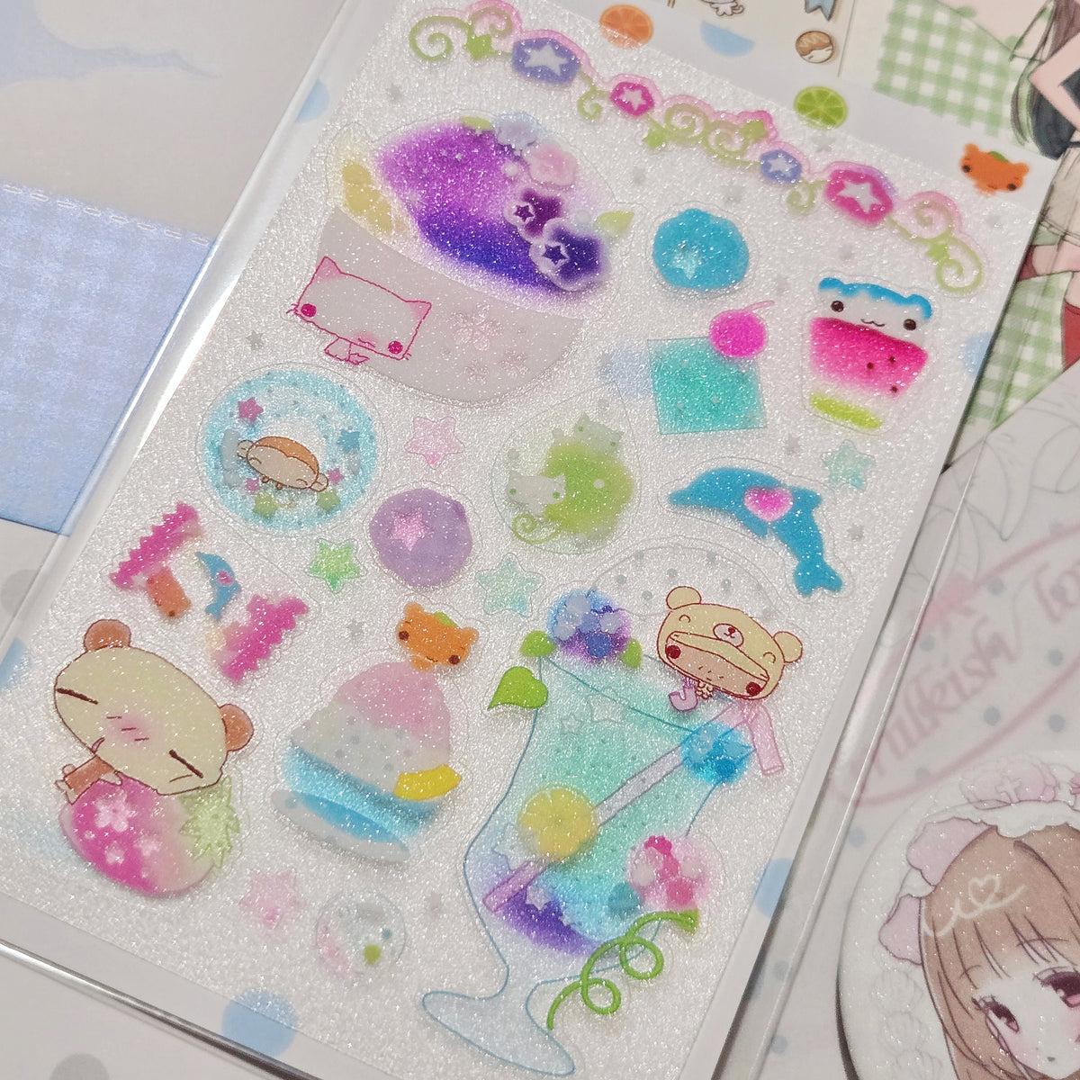 Happy Nyang Day Summer Festival Treats Sticker