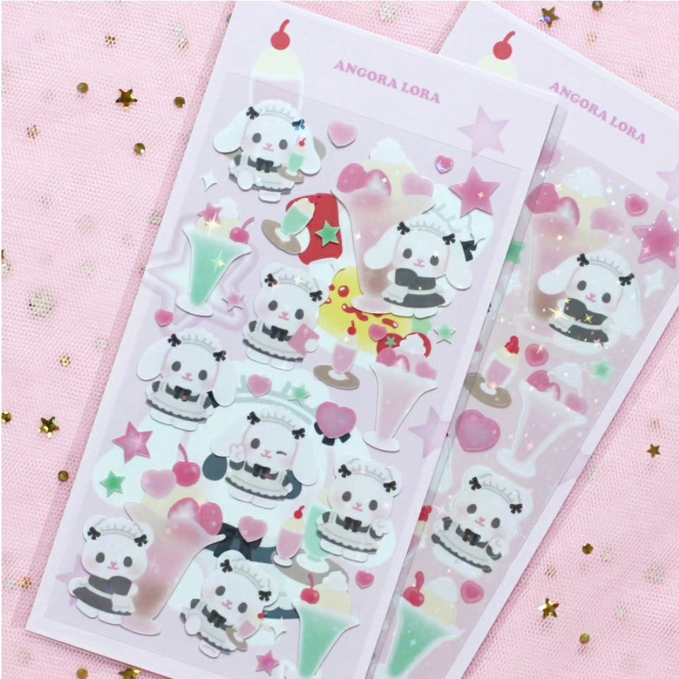 Angora lora snacks sticker [3 vars]