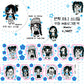 Jalsara Black & White Girls Kiss-Cut Tape