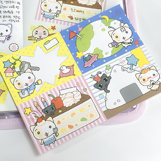 What to do Four Cut Memo Pad