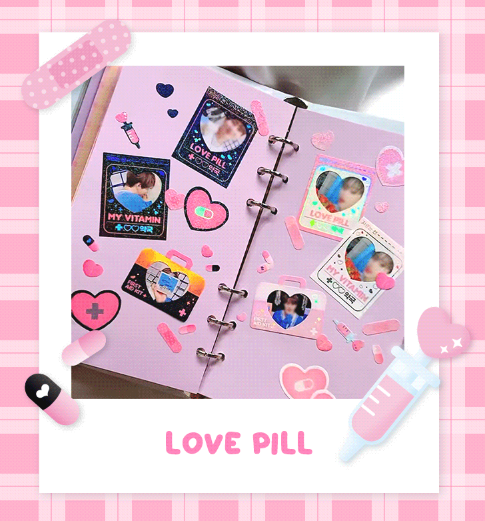 Sooang Love Pill Black Ver Sticker