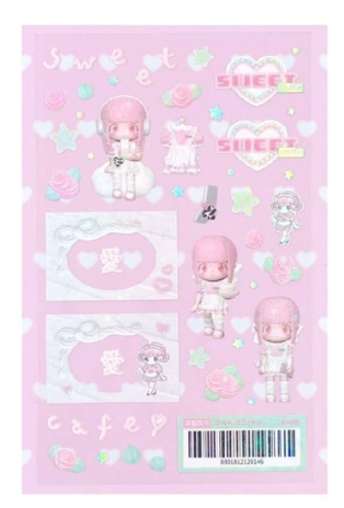 Coral Tree | Pink Creamy Rose  Seal Sticker